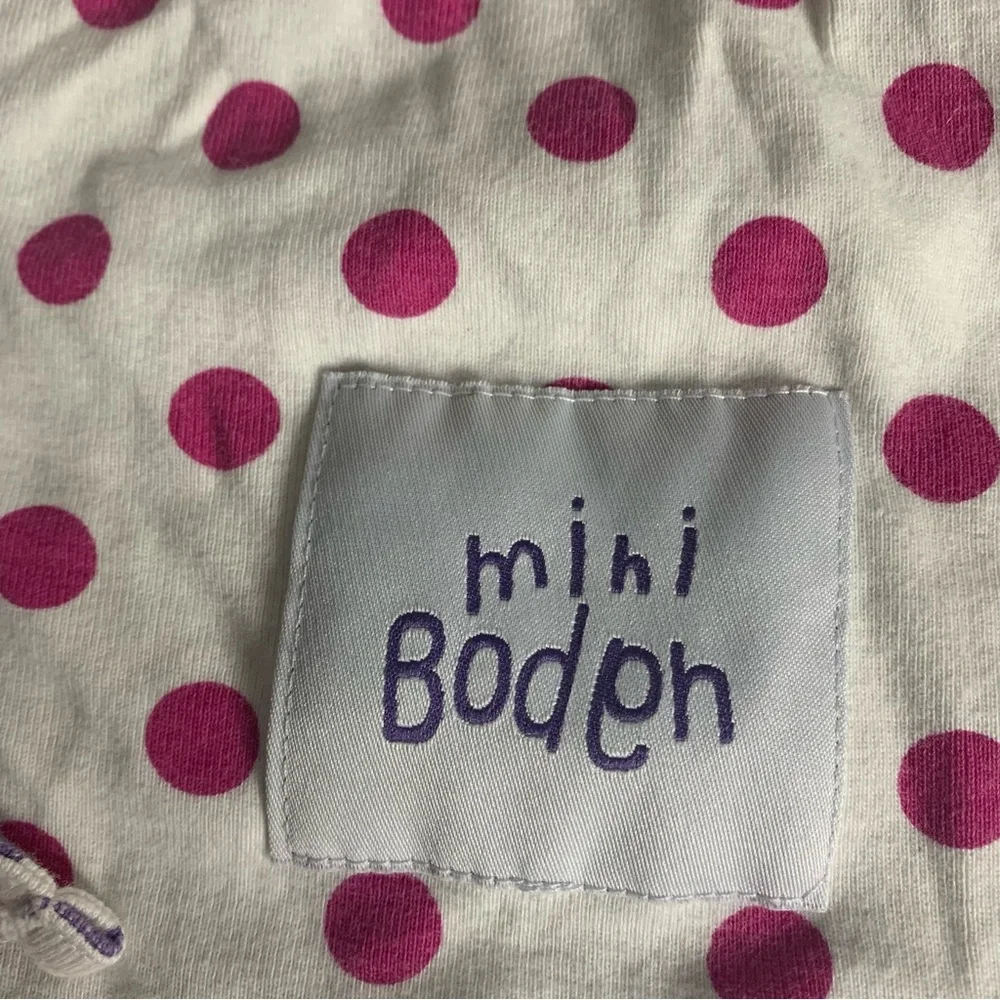Mini Boden Little Polka Dot Drawstring Bag